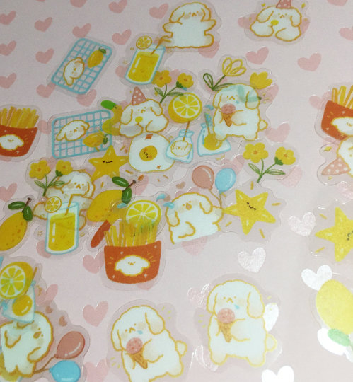CLEARANCE - Cute "Kawai" Harajuku Japanese Style PVC Sticker Packs
