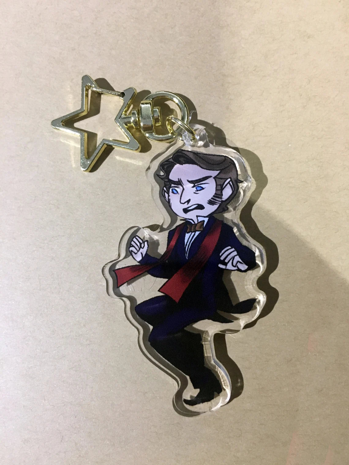 The Phantom of the Opera - Acrylic 3" Keychains - Erik (The Phantom), Christine Daae, Raoul de Chagny